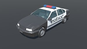 Police Car Low Poly
