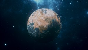 3D C4D Octane Wandering Earth Interstellar Shuttle Universe Space model