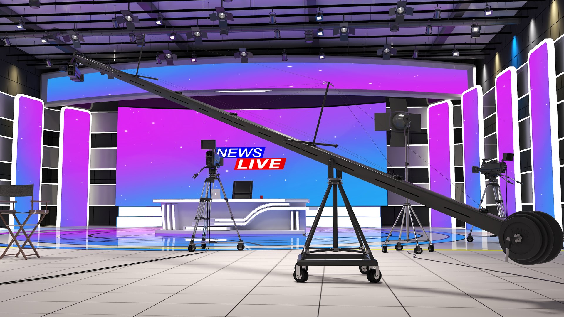 News Broadcast Studio Set 3D model https://p.turbosquid.com/ts-thumb/OI/kVoaBh/2E/newsbroadcaststudioset13/jpg/1743672907/1920x1080/fit_q87/c56da7a90025e13f358b7d98279cf28b4b3fb847/newsbroadcaststudioset13.jpg