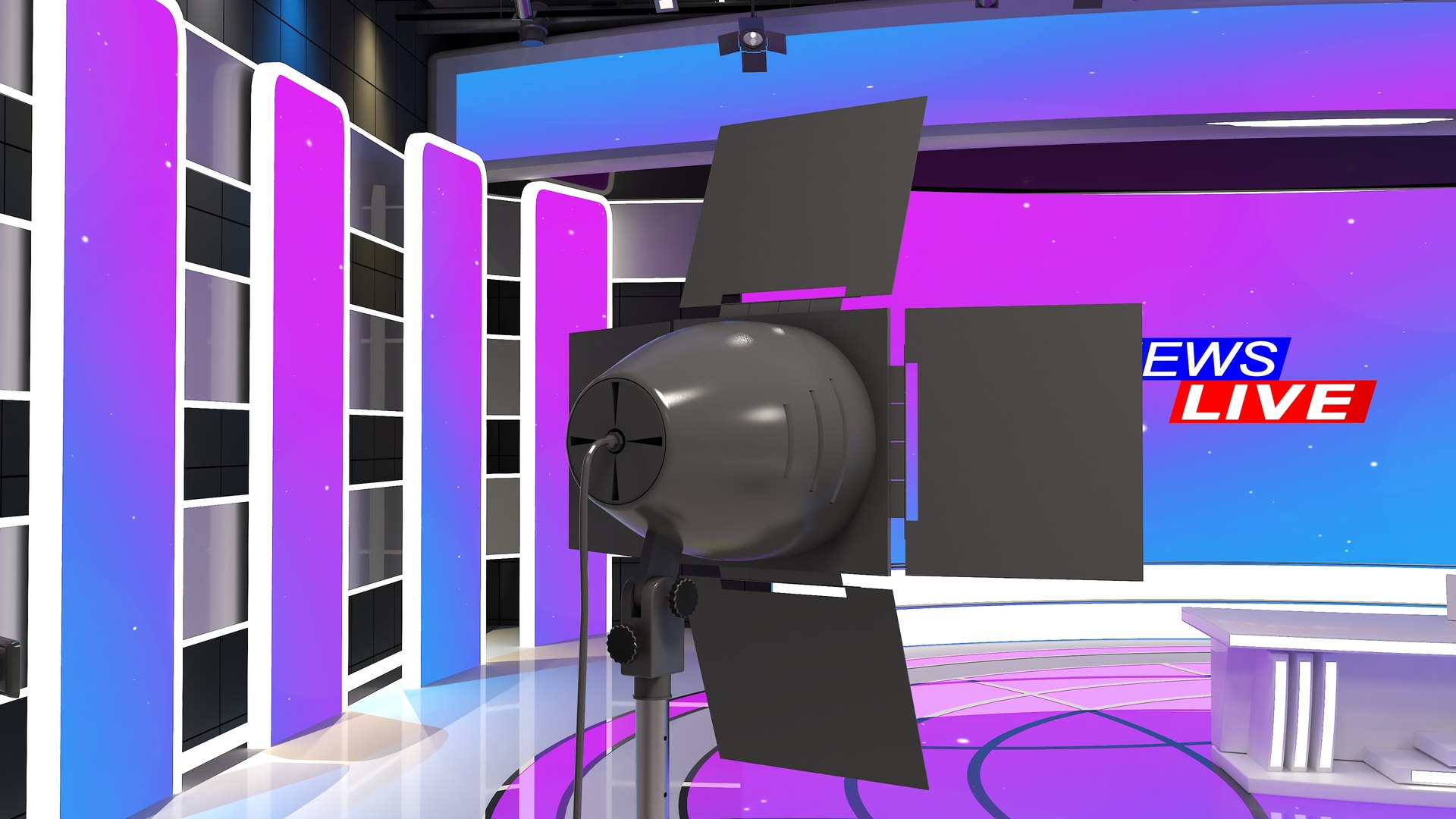 News Broadcast Studio Set 3D model https://p.turbosquid.com/ts-thumb/OI/kVoaBh/Ir/newsbroadcaststudioset21/jpg/1743672926/1920x1080/fit_q87/a7f3d1173946057f3884ae2c417c3255754d43a2/newsbroadcaststudioset21.jpg