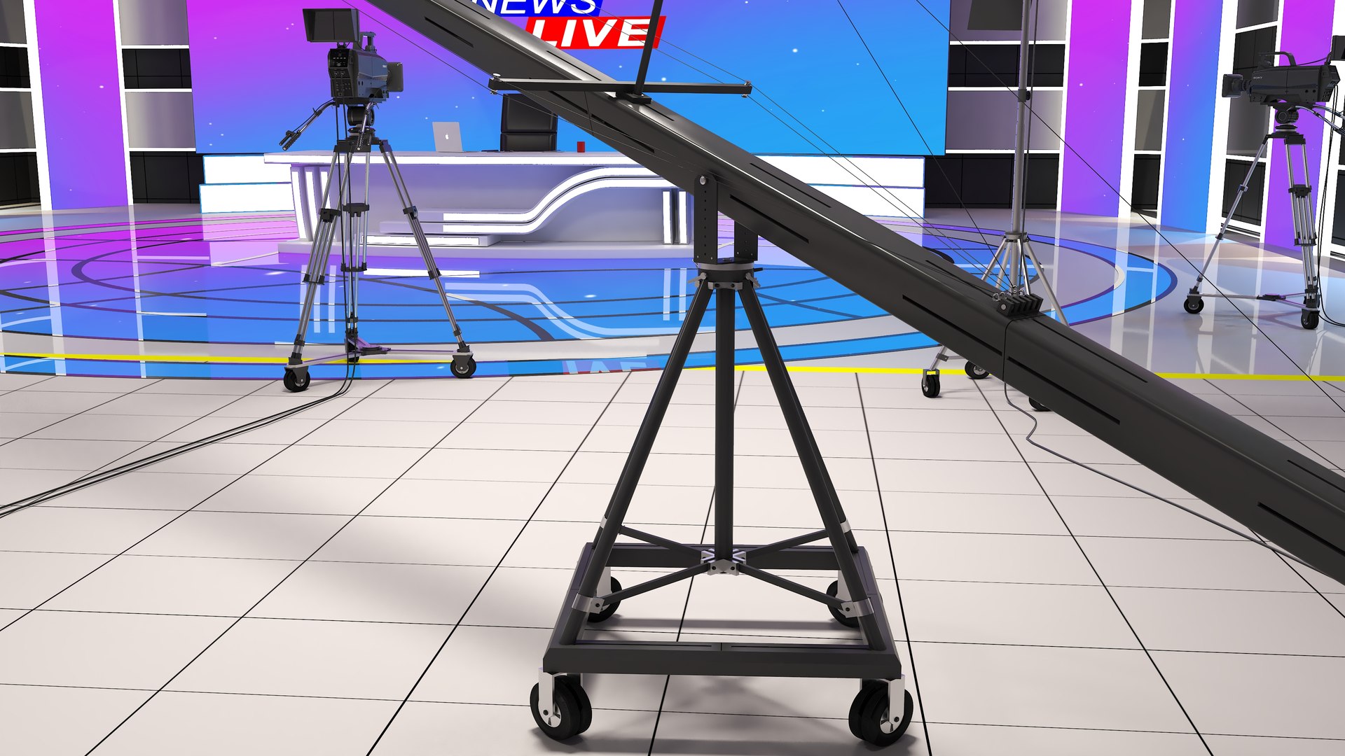 News Broadcast Studio Set 3D model https://p.turbosquid.com/ts-thumb/OI/kVoaBh/X5/newsbroadcaststudioset18/jpg/1743672921/1920x1080/fit_q87/d39de7ab1598748689d11c5265eab4148ecfa4ca/newsbroadcaststudioset18.jpg