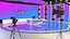 News Broadcast Studio Set 3D model