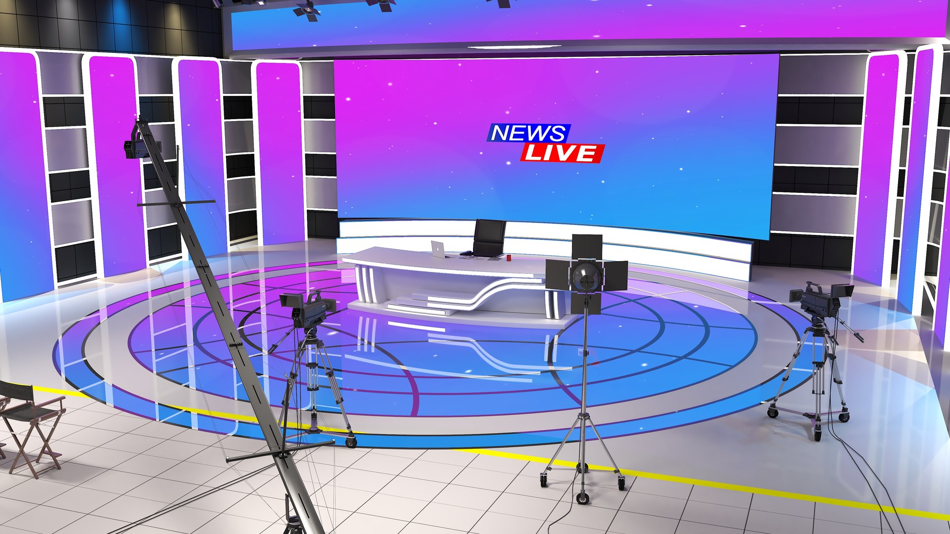 News Broadcast Studio Set 3D model https://p.turbosquid.com/ts-thumb/OI/kVoaBh/qj/newsbroadcaststudioset12/jpg/1743672903/1920x1080/fit_q87/10f92a7788d44c9500278cfbf40d398b4943349d/newsbroadcaststudioset12.jpg