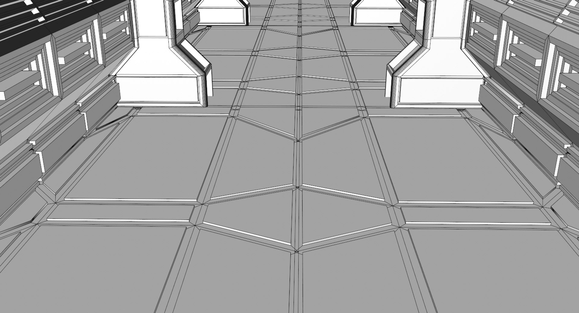 Sci Fi Interior 3D Model - TurboSquid 1483075