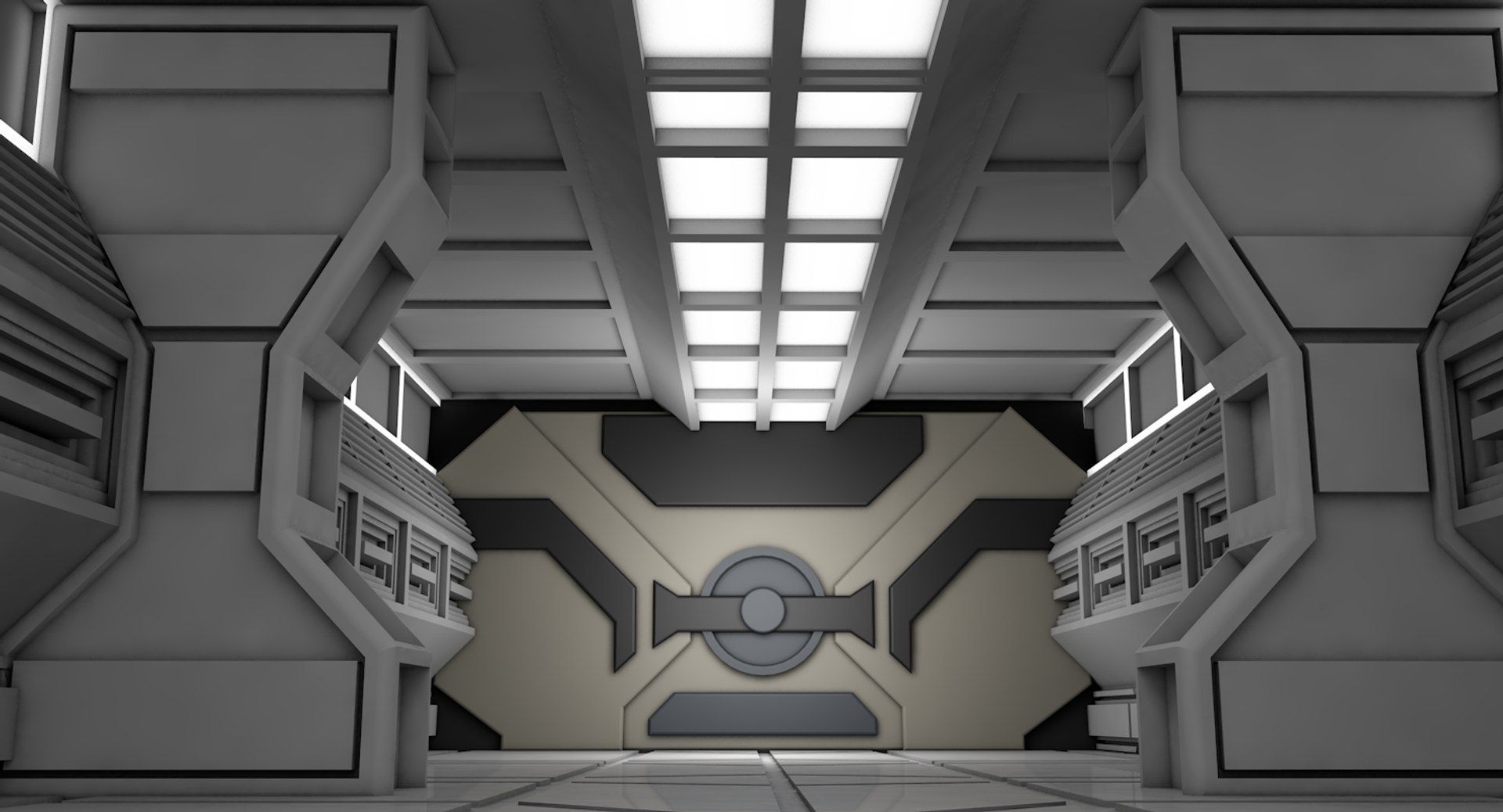 Sci Fi Interior 3D Model - TurboSquid 1483075