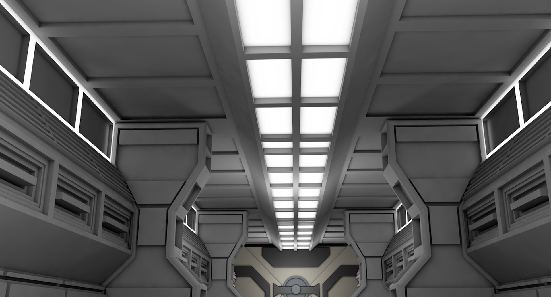 Sci Fi Interior 3D Model - TurboSquid 1483075
