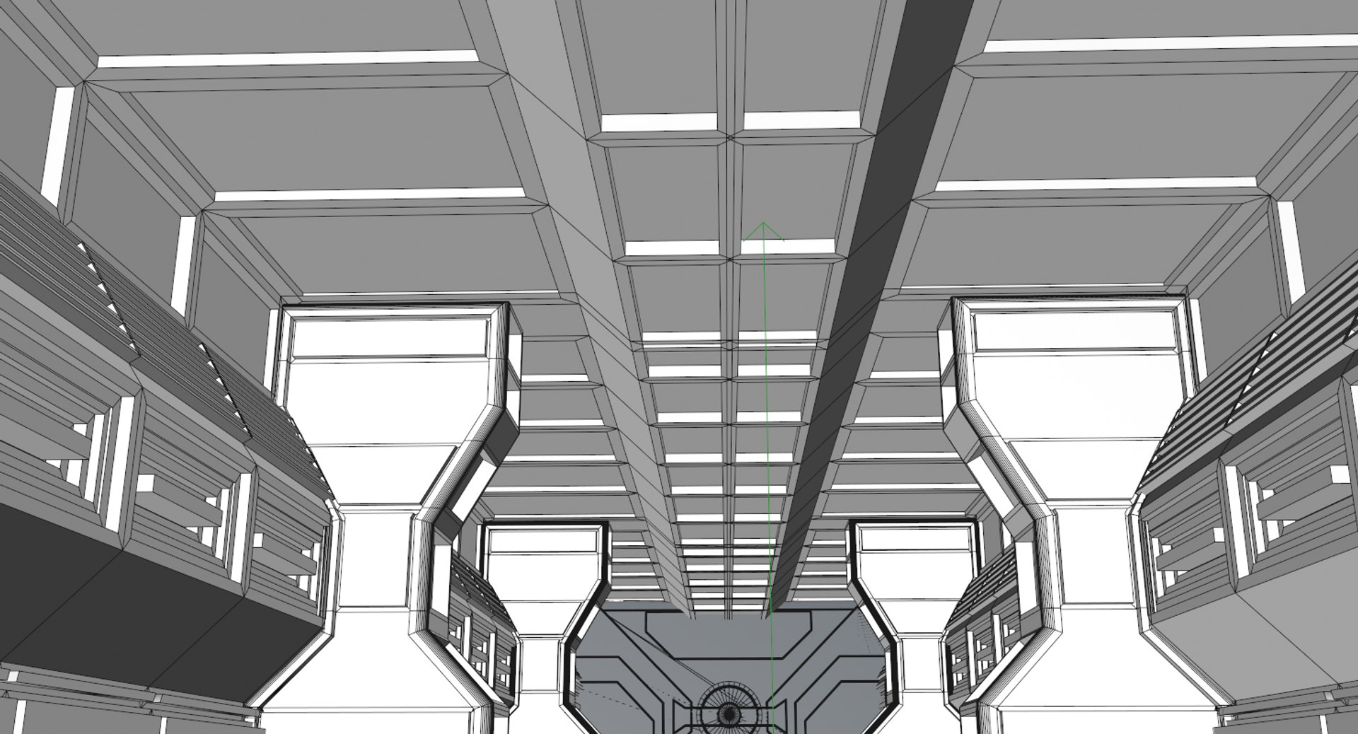 Sci Fi Interior 3D Model - TurboSquid 1483075