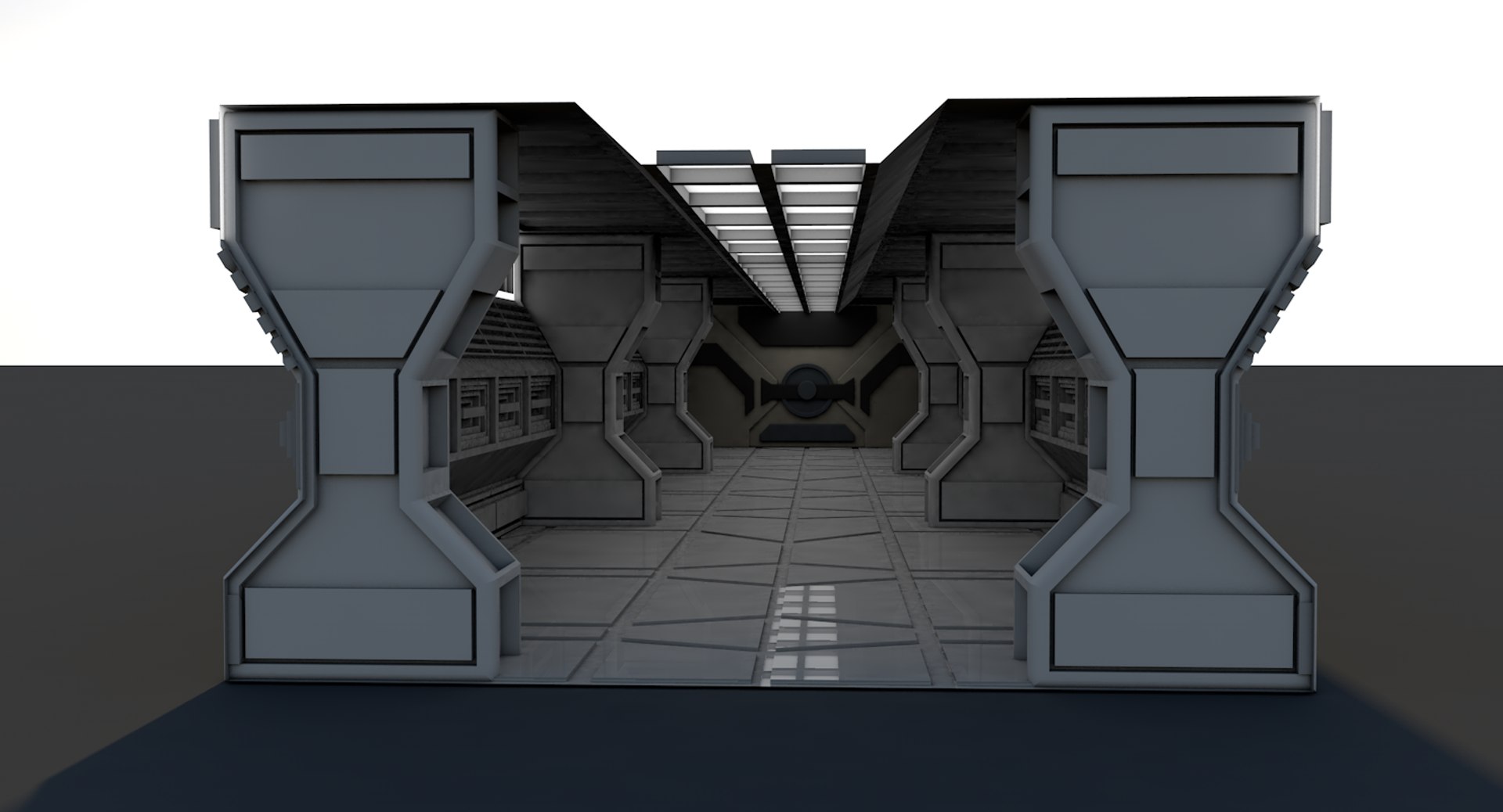 Sci Fi Interior 3D Model - TurboSquid 1483075