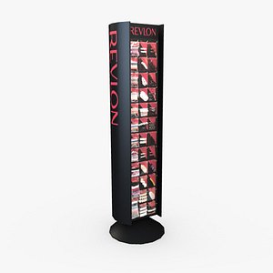retail display - cosmetics 3d model