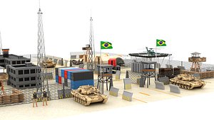 3D Brazil Military Base