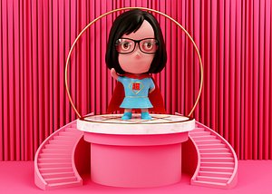 Supergirl cartoon supergirl ugly supergirl superheroine supergirl glasses superman toy Barbie model