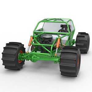 Diecast Formula Off Road Version 2 Base Scale 1 to 25 3D model