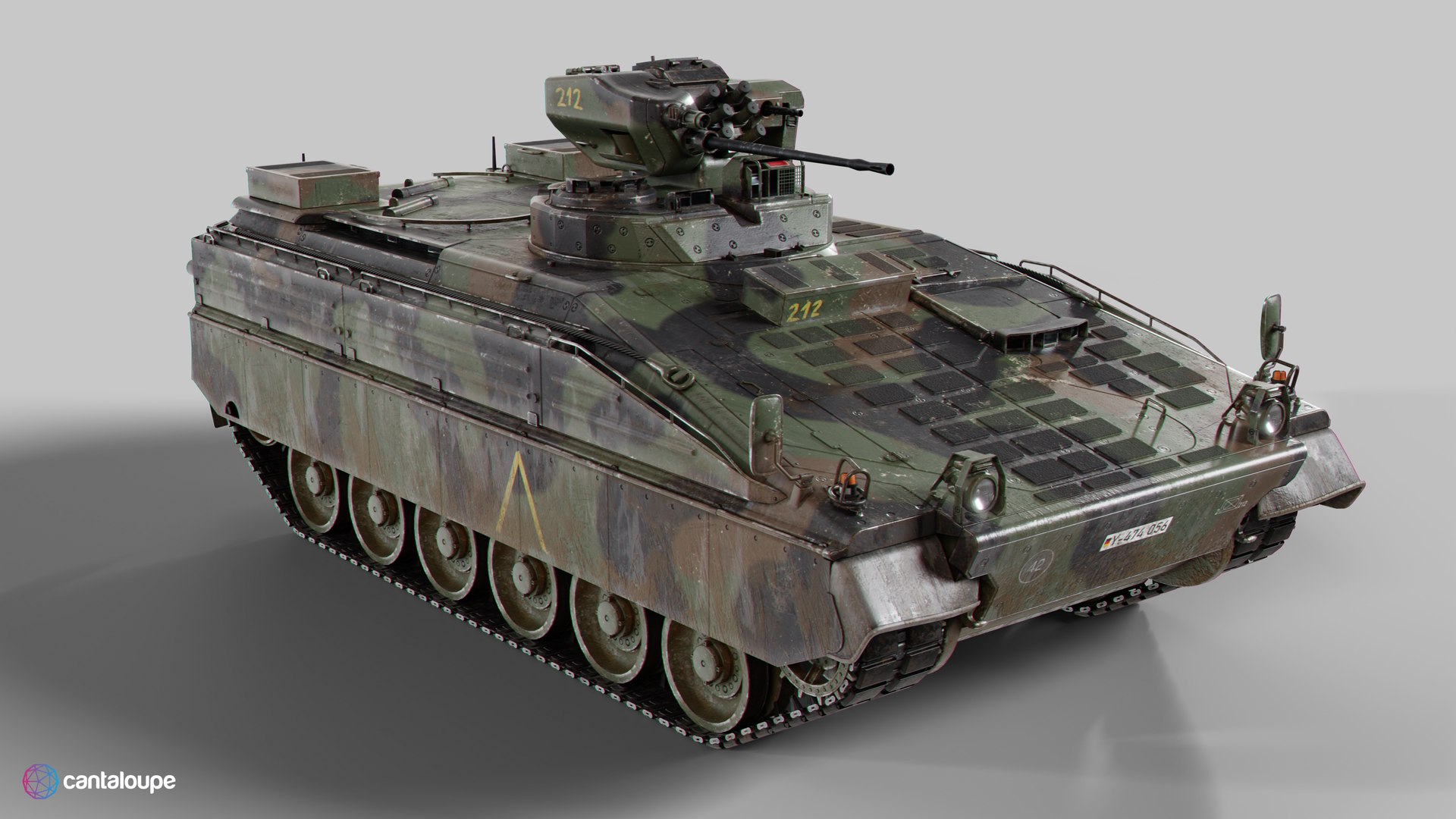 Marder 1A3A5 IFV 3D Model - TurboSquid 2081254