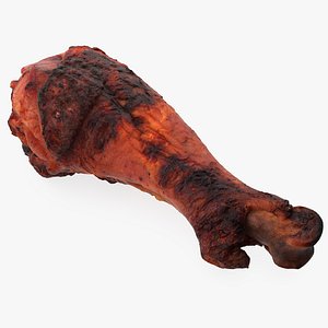 roasted turkey leg 3D model