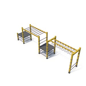 Sports Track and Park Equipment &ndash; High Quality 3D Models Bundle