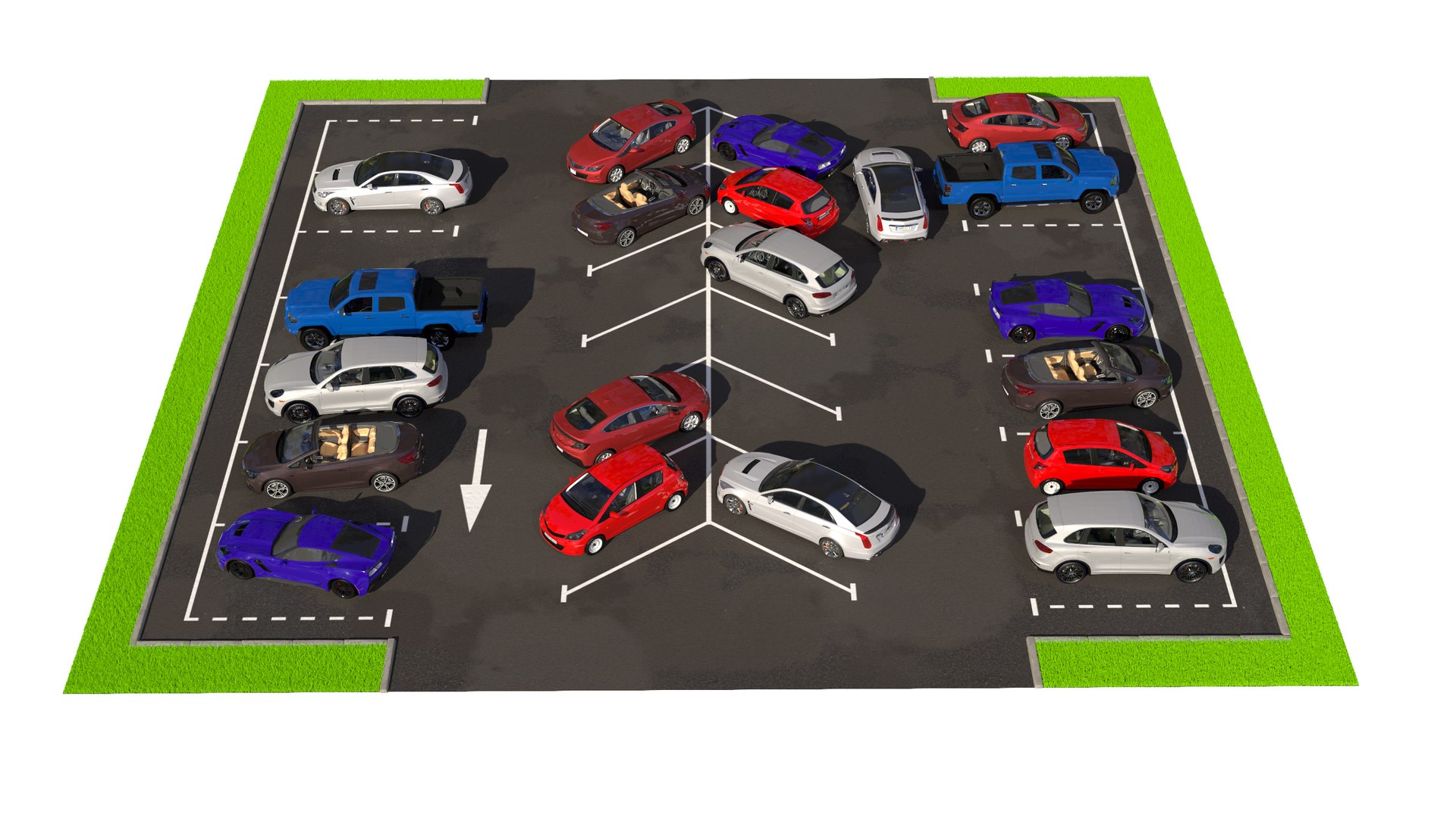 Street Car Parking 26 Lots Filled New Fur