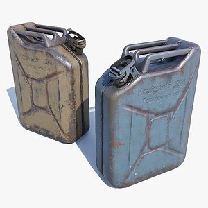 German WW2 Jerry Cans 3D model