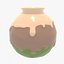 glazed pot