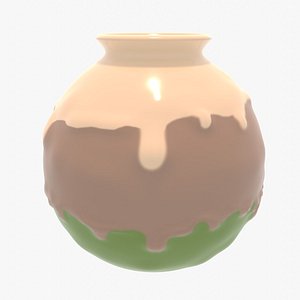 glazed pot