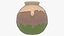 glazed pot