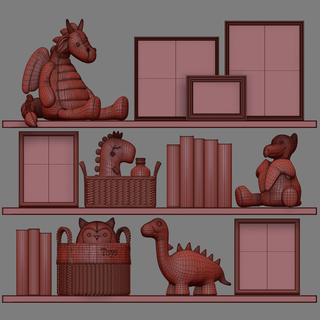 3D Kids Room Decor 55 - TurboSquid 1957537