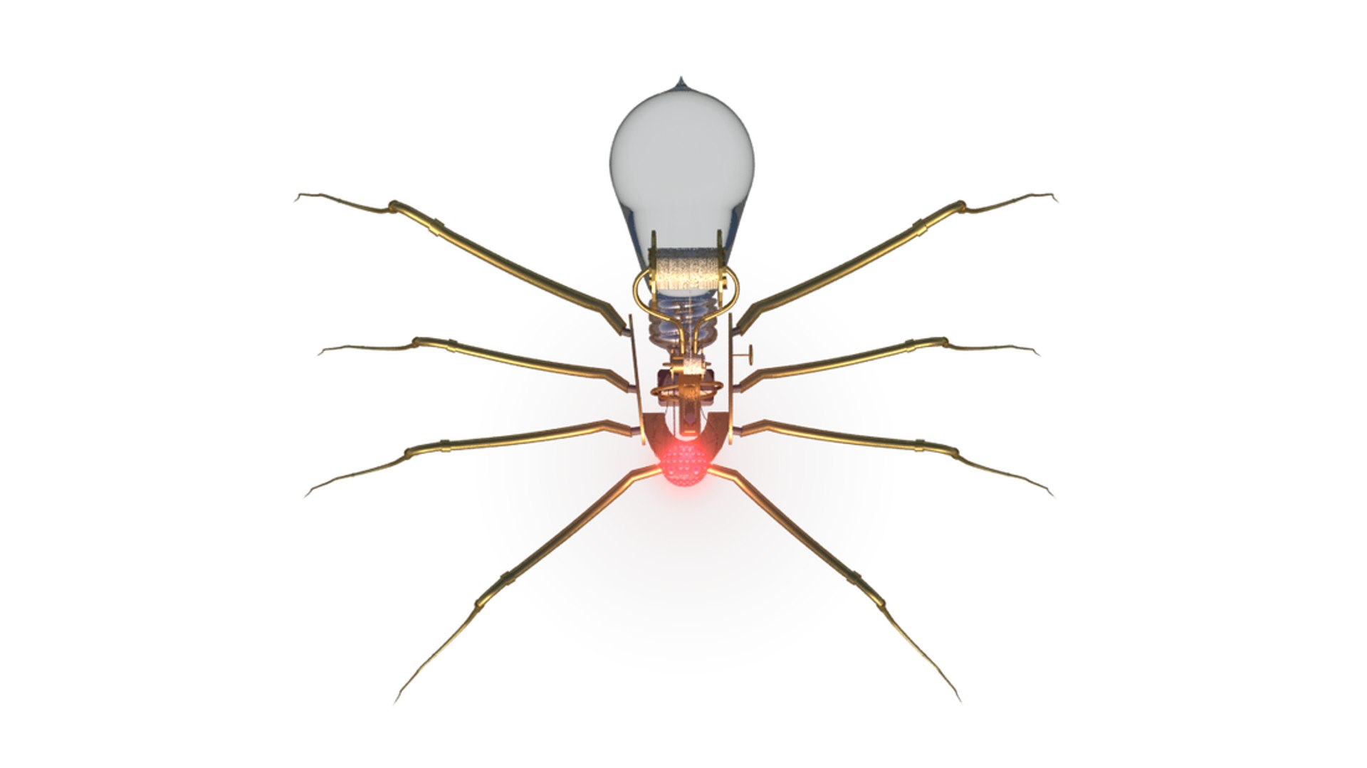 Maya Spider Rigged