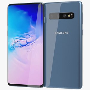 realistic samsung galaxy s10 3D model