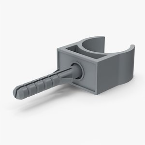 Plastic Wall Clamp With Drywall Screw