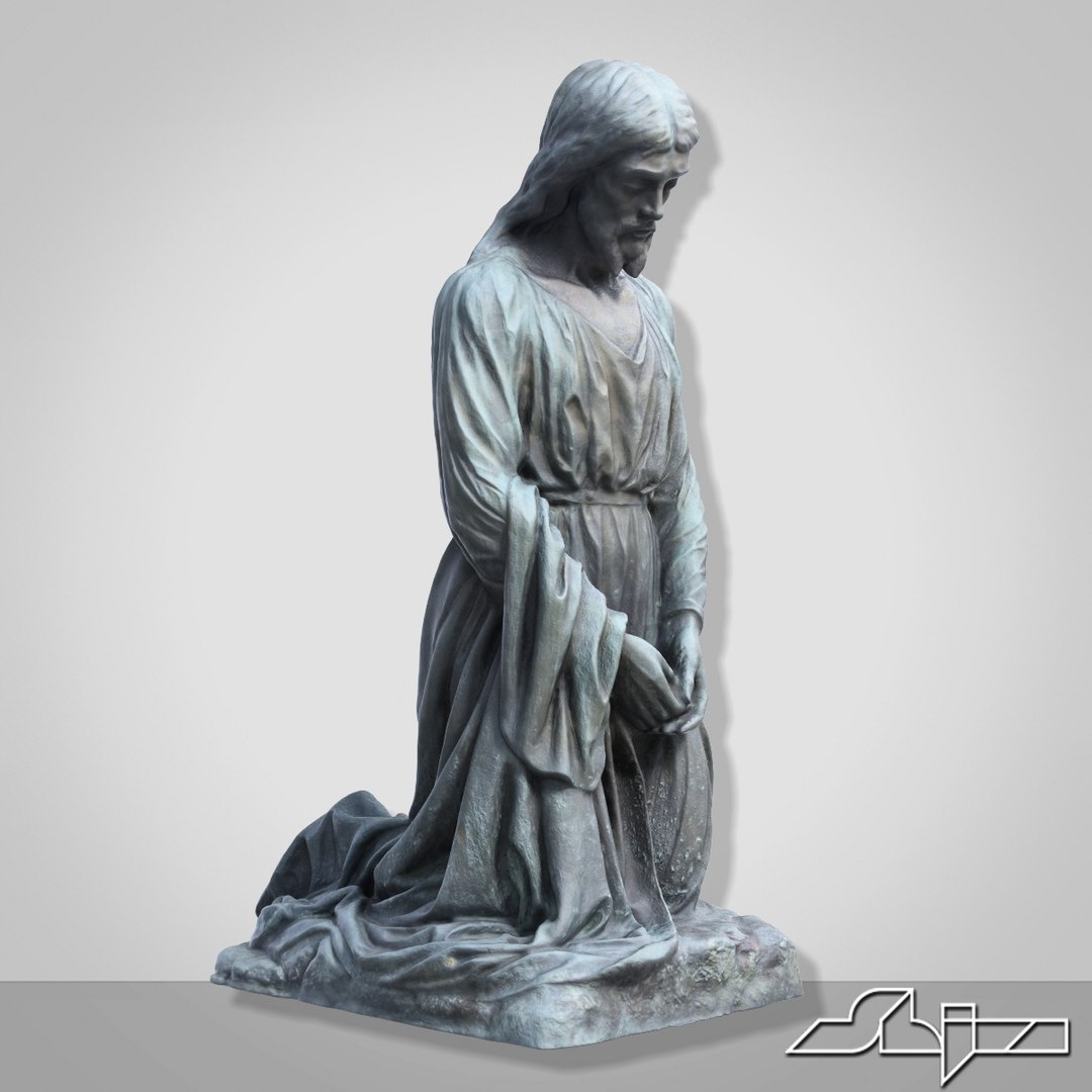 Sculpture Jesus Knee Max