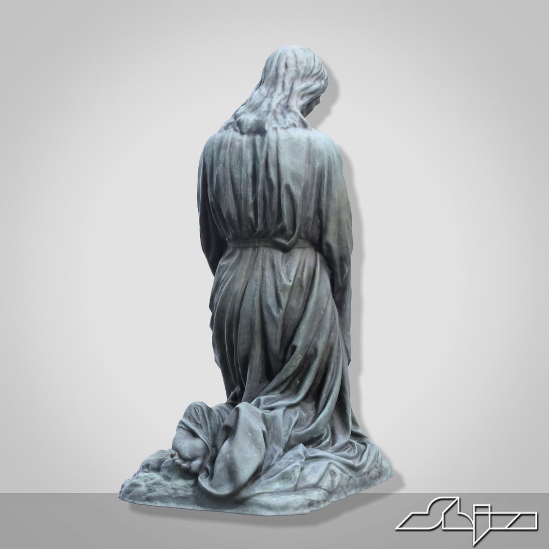 Sculpture Jesus Knee Max