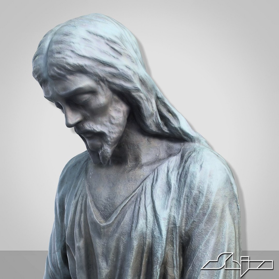 Sculpture Jesus Knee Max