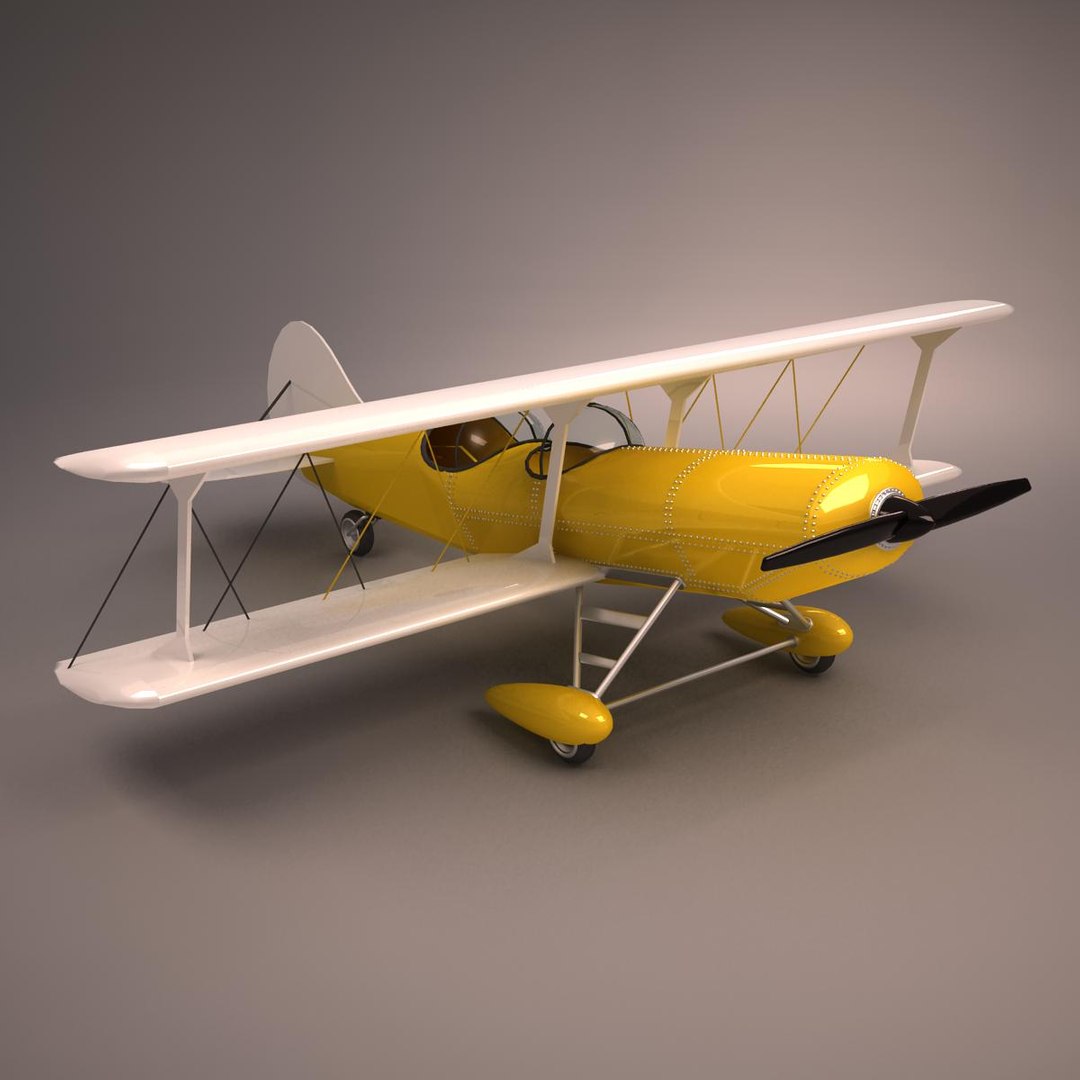 3ds Max Acrobatic Plane