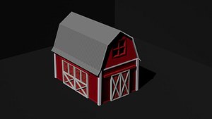 3D barn farm model