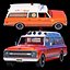 Ambulanza suburbana Chevrolet del 1970