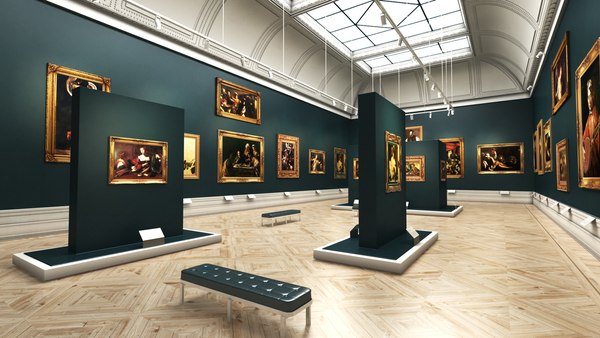 Big Art Gallery Collection 10 In 1 And Bonus Model - Turbosquid 1815314