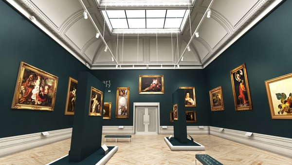 Big Art Gallery Collection 10 in 1 and Bonus model - TurboSquid 1815314