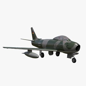 3D f-86 Sabre Luftwaffe