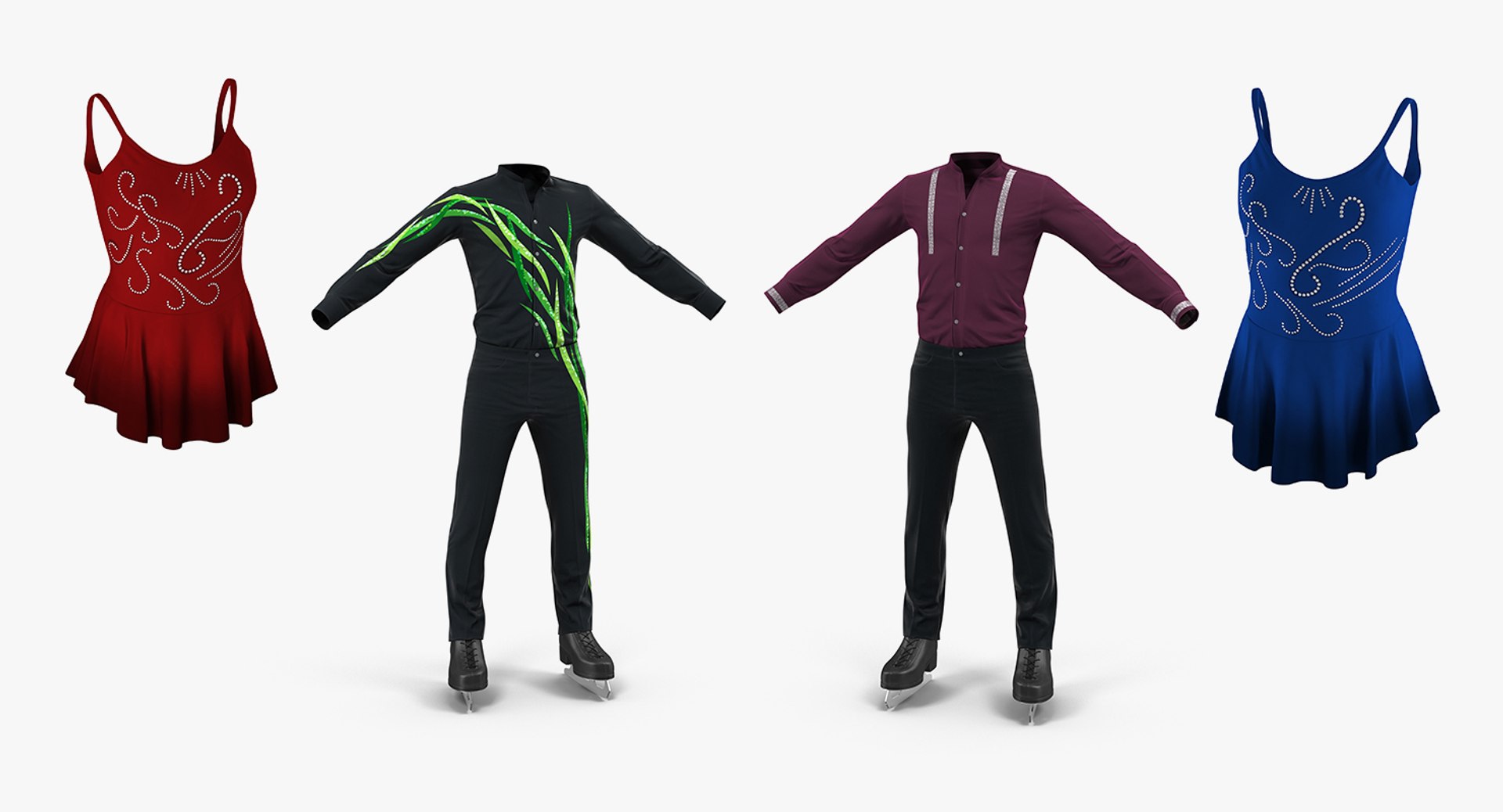 3D figure skater suits https://p.turbosquid.com/ts-thumb/OJ/XTxArL/iIi1WkDO/figureskatersuitscollectionmb3dmodels01/jpg/1507788642/1920x1080/fit_q87/70897bcdecc4dd6522c5589191fb7b6eb6c9e929/figureskatersuitscollectionmb3dmodels01.jpg