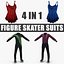 Figure Skater Suits 3D Models Collection