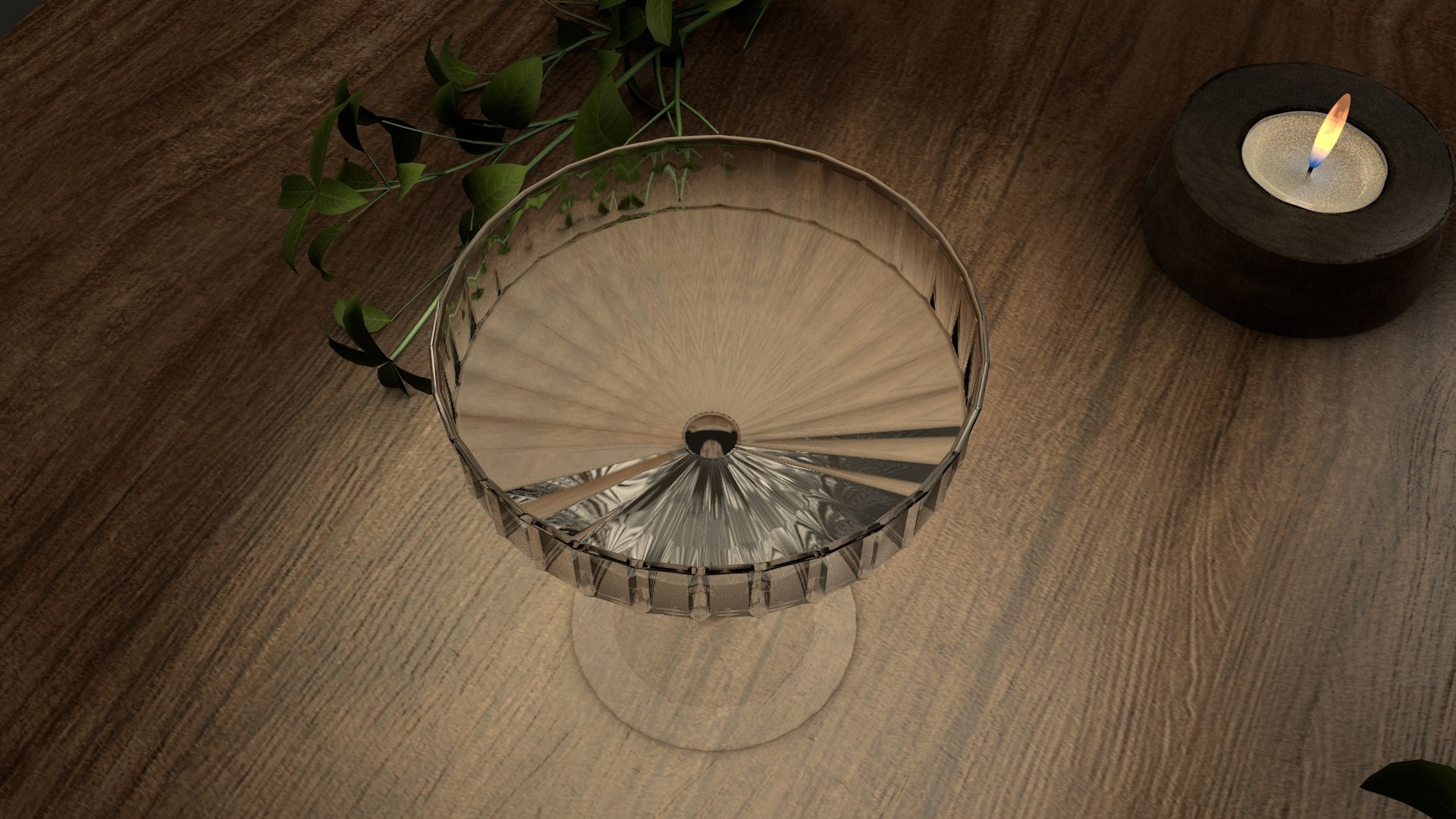 3D Ripple Champagne Saucer - TurboSquid 2339774
