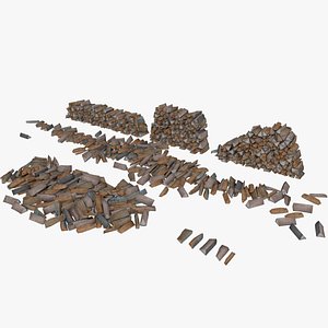 firewood type 1 3d model