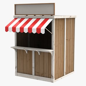 Small Wooden Kiosk