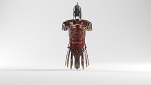 Spartan Warrior Suit 3D Model Set 3D