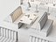 Combinaison de banquettes multicolores pour restaurant moderne