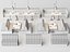 Combinaison de banquettes multicolores pour restaurant moderne