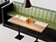 Combinaison de banquettes multicolores pour restaurant moderne