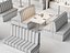 Combinaison de banquettes multicolores pour restaurant moderne