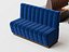 Combinaison de banquettes multicolores pour restaurant moderne