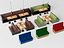 Combinaison de banquettes multicolores pour restaurant moderne