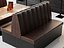 Combinaison de banquettes multicolores pour restaurant moderne